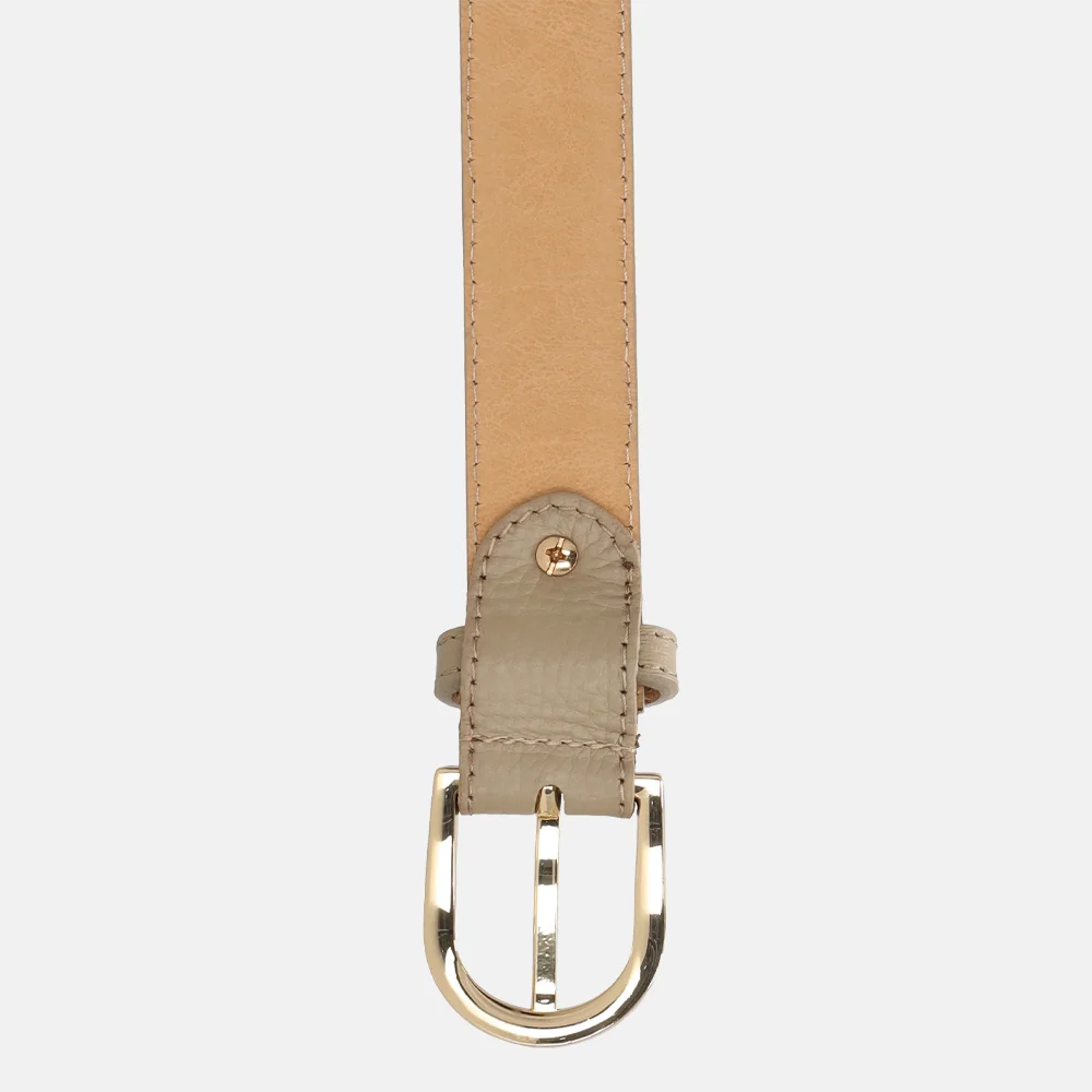 Charm London Anna Belt 2,5 cm riem taupe bij Duifhuizen