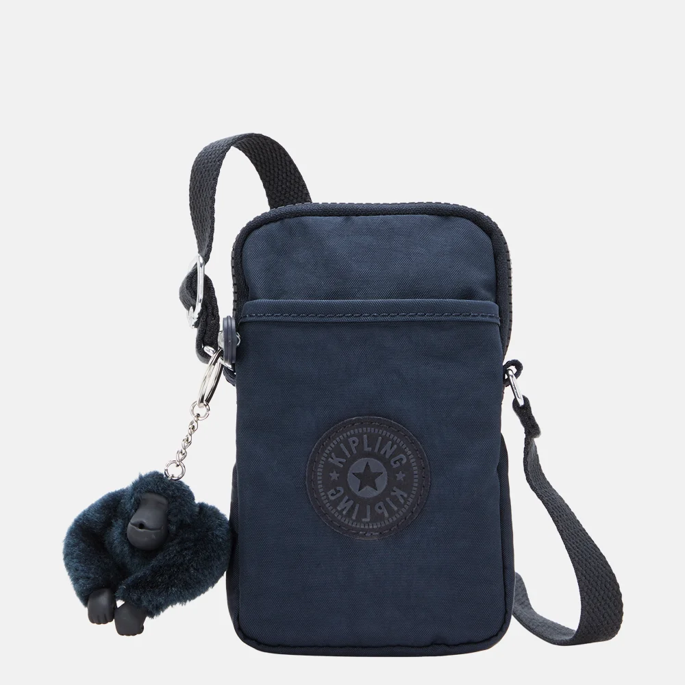 Kipling Tally telefoontas bleu blue 2 bij Duifhuizen