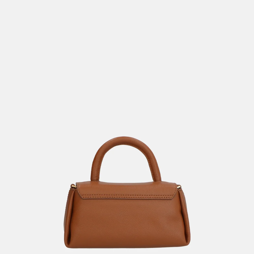 Loulou Essentiels Mae handtas cognac bij Duifhuizen