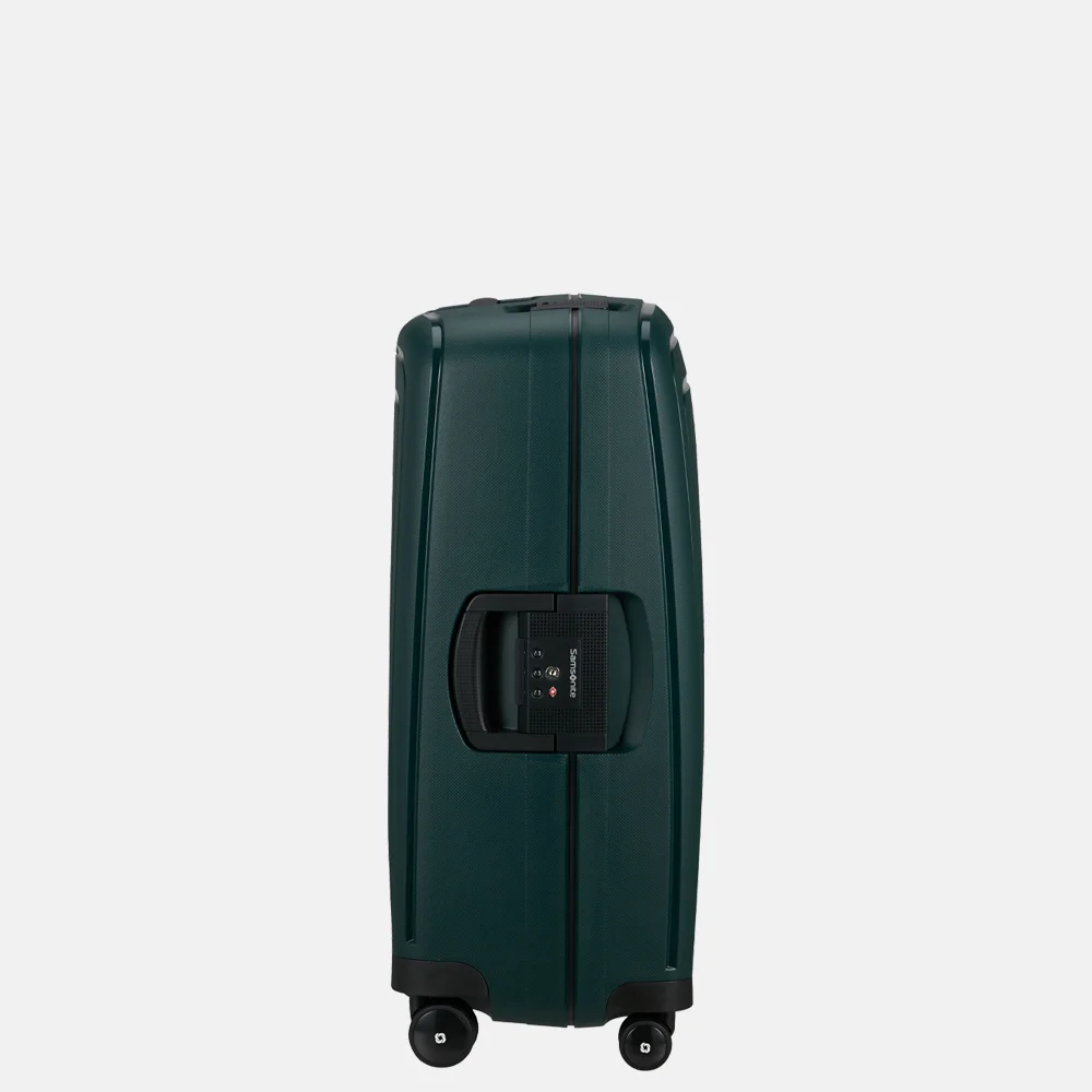 Samsonite S´Cure reiskoffer 69 cm dark teal bij Duifhuizen