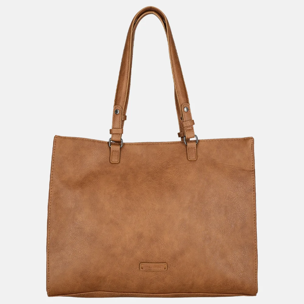 Enrico Benetti Lily shopper 15 inch cognac bij Duifhuizen