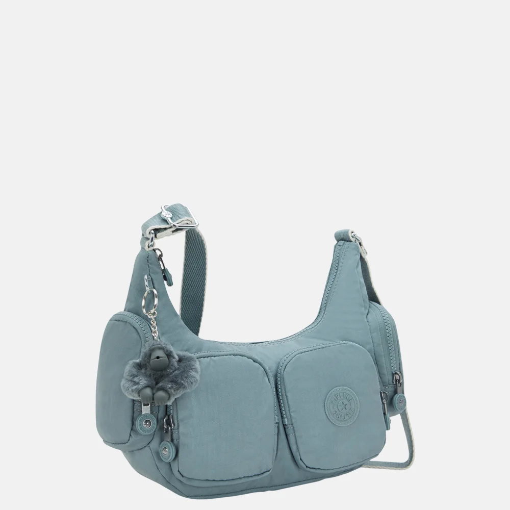 Kipling Rikka crossbody tas S relaxed grey bij Duifhuizen