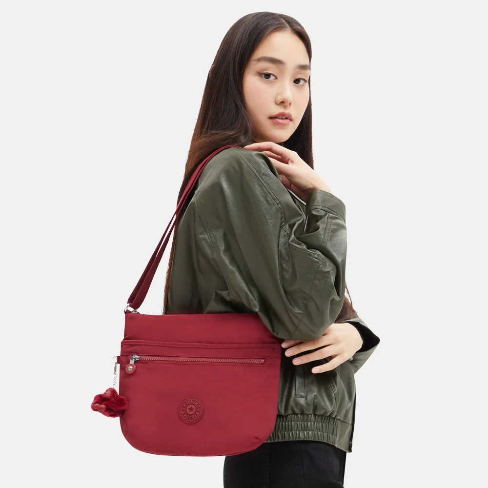 Kipling Arto crossbody tas funky red bij Duifhuizen