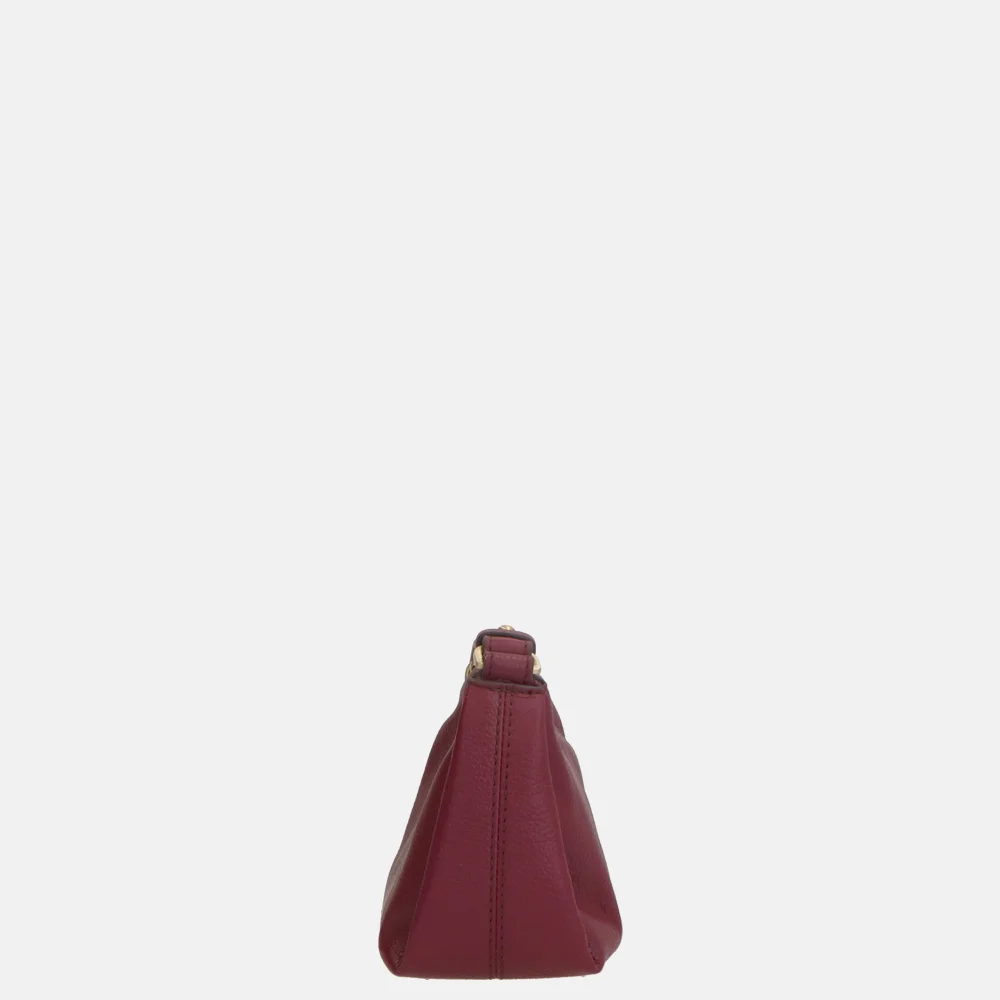 Loulou Essentiels Lisa schoudertas plum bij Duifhuizen