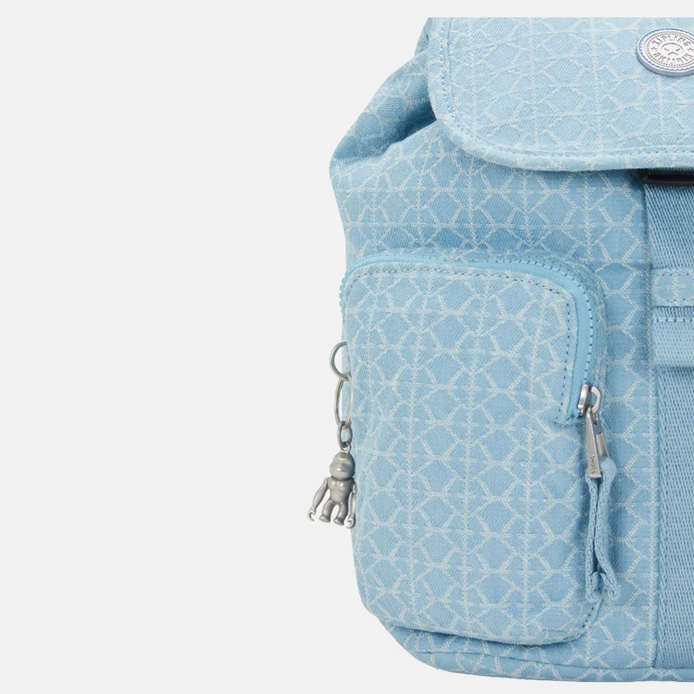 Kipling Anto rugzak S light denim bij Duifhuizen