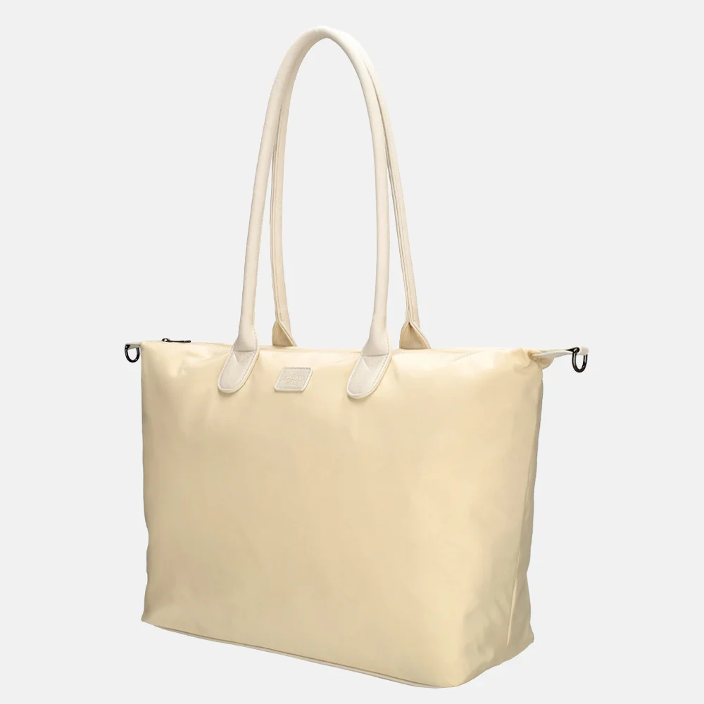 Charm London Buckingham mono shopper creme bij Duifhuizen