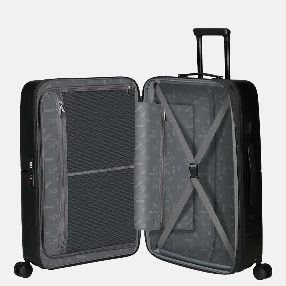 American Tourister Dashpop reiskoffer 67 cm true black bij Duifhuizen