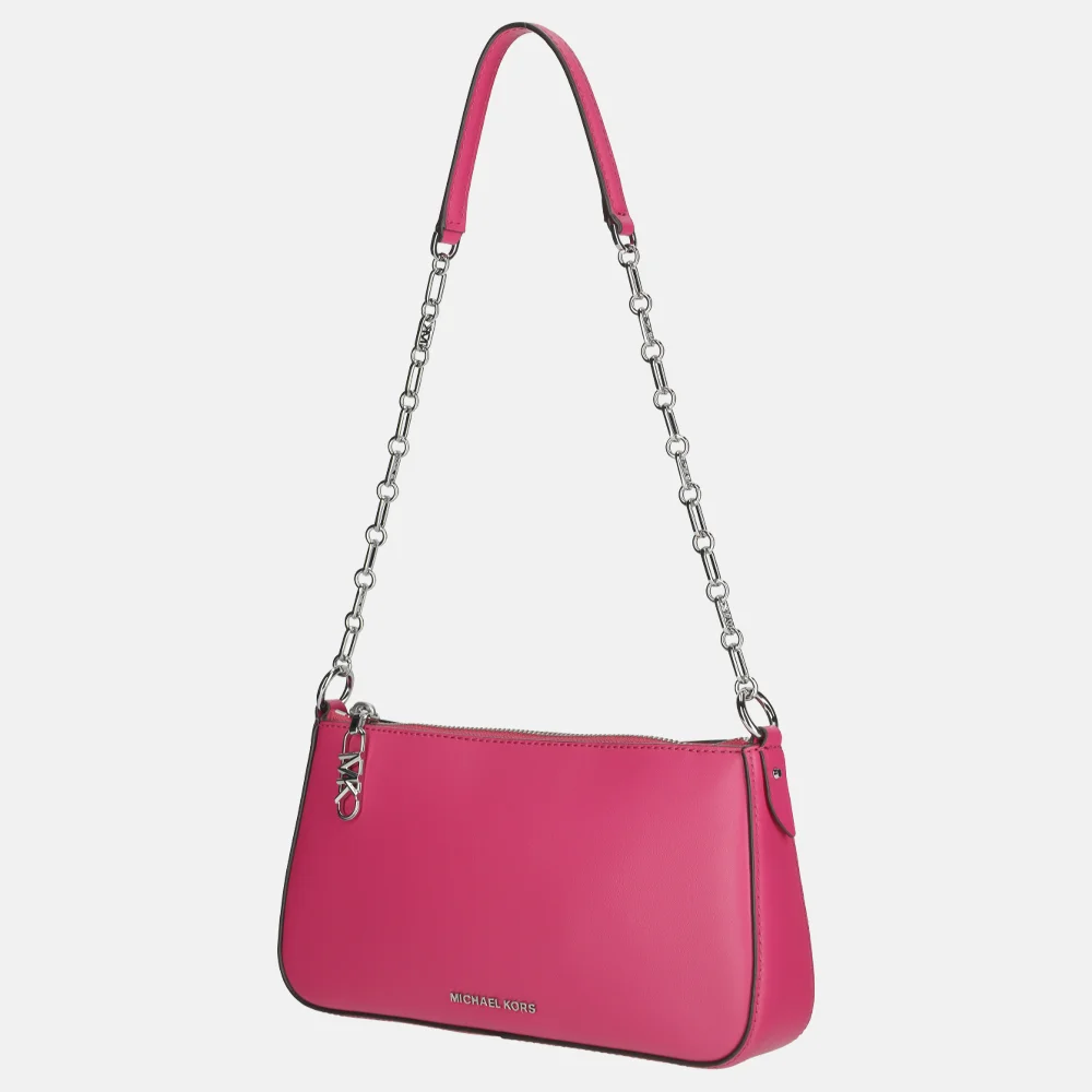 Michael Kors Empire chain pouch schoudertas wild berry bij Duifhuizen