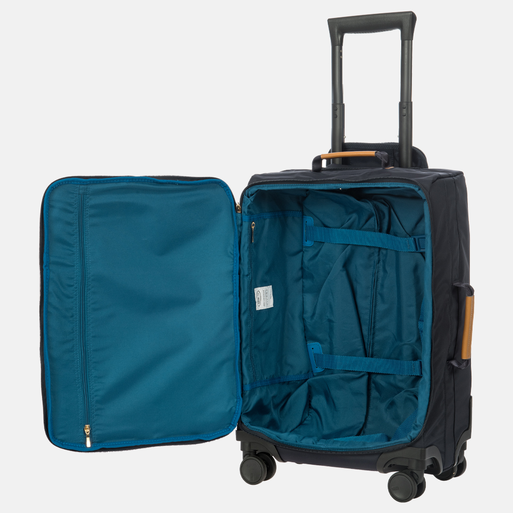 Bric's X-Travel koffer 55 cm ocean blue bij Duifhuizen
