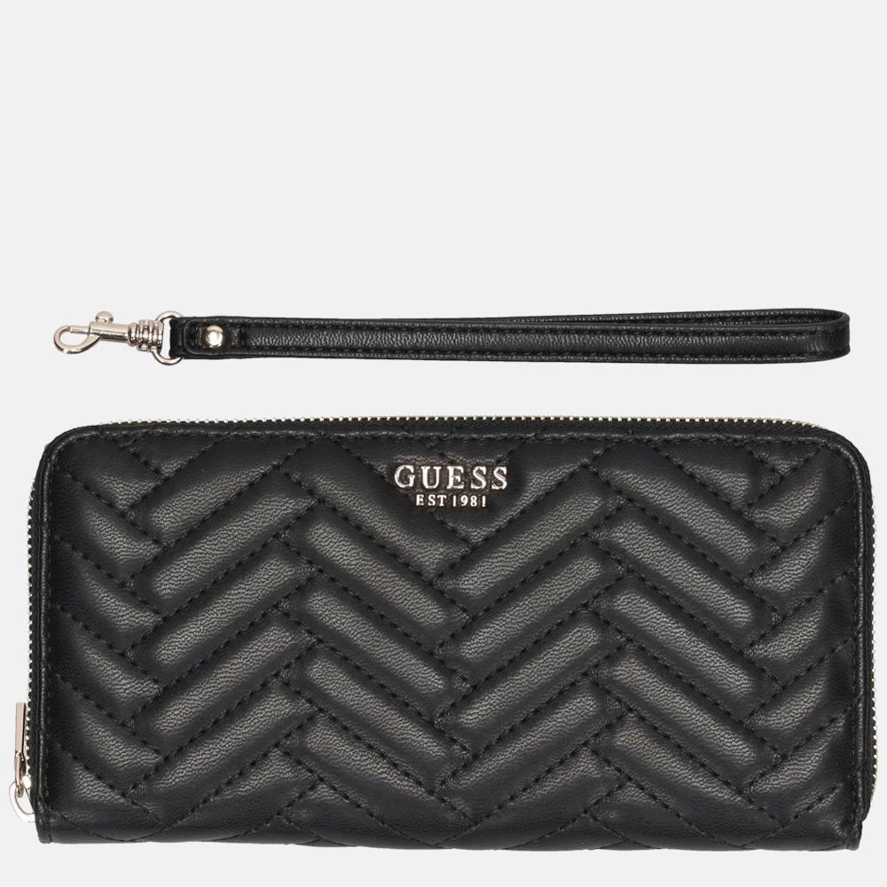 Guess Anning portemonnee L black bij Duifhuizen