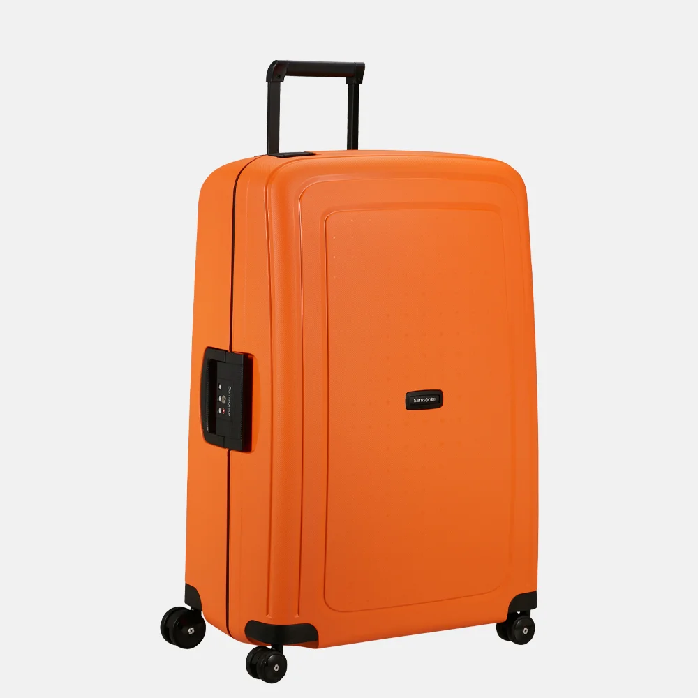 Samsonite S´Cure Spinner reiskoffer 75 cm apricot bij Duifhuizen