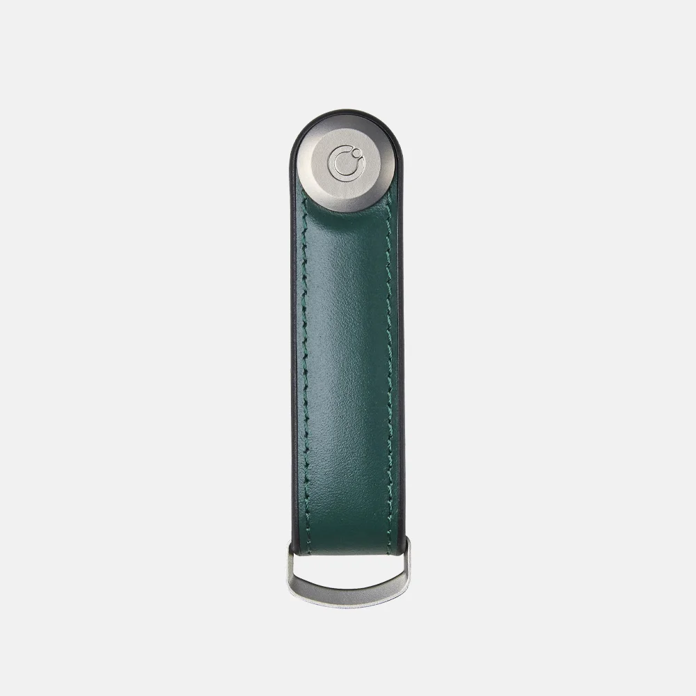 Orbitkey Hybrid Leather sleutelhanger pine green bij Duifhuizen