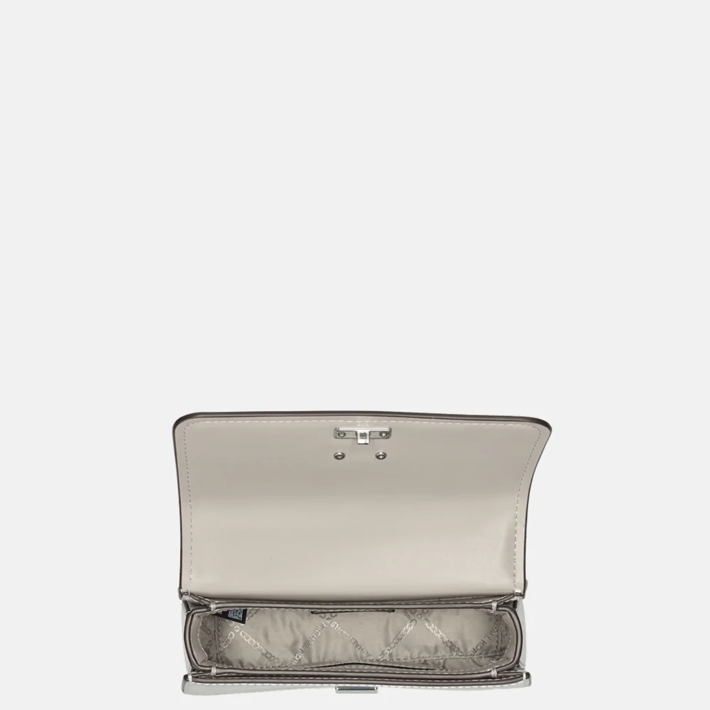 Michael Kors crossbody tas silver bij Duifhuizen