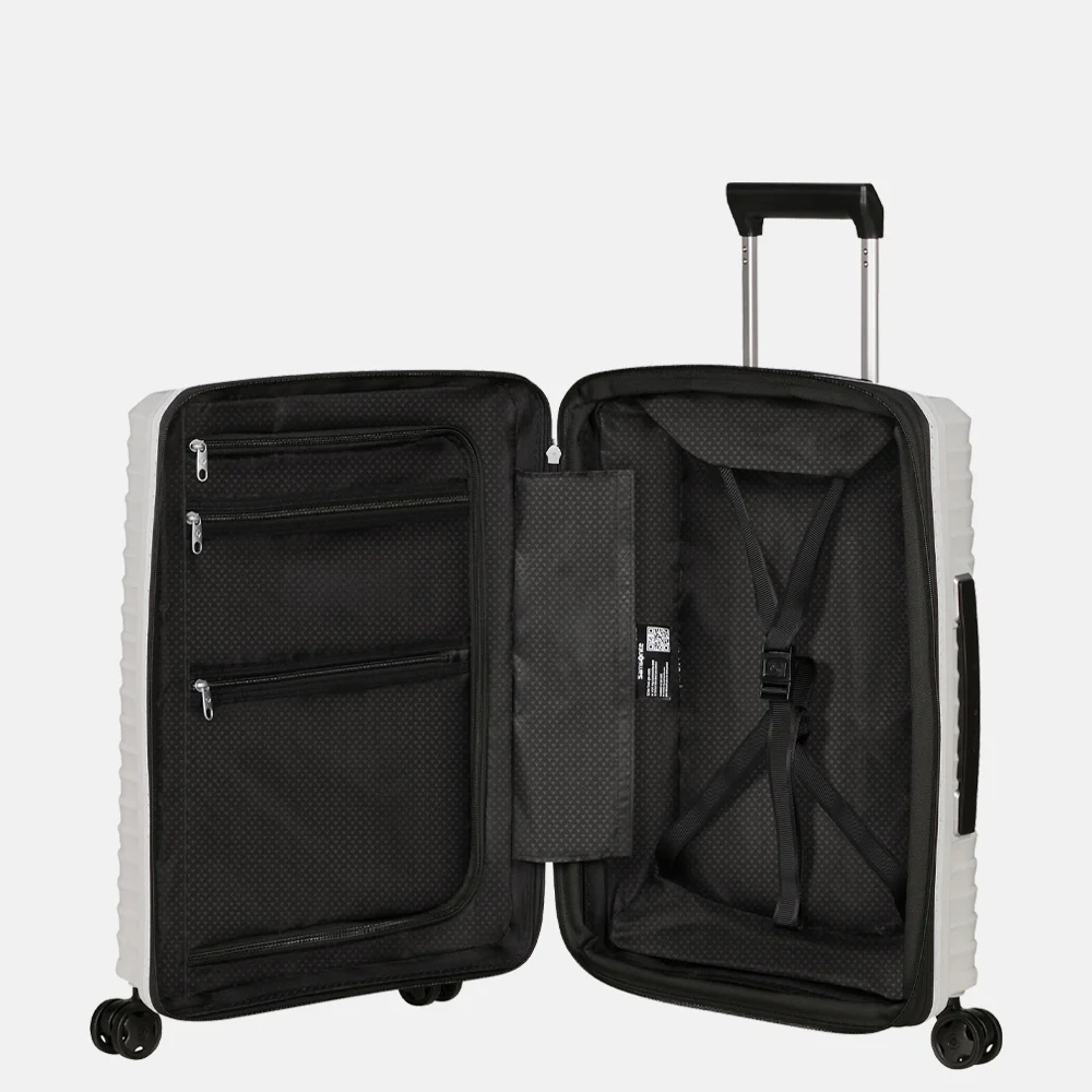 Samsonite Upscape handbagage koffer 55 cm expandable cloud white bij Duifhuizen