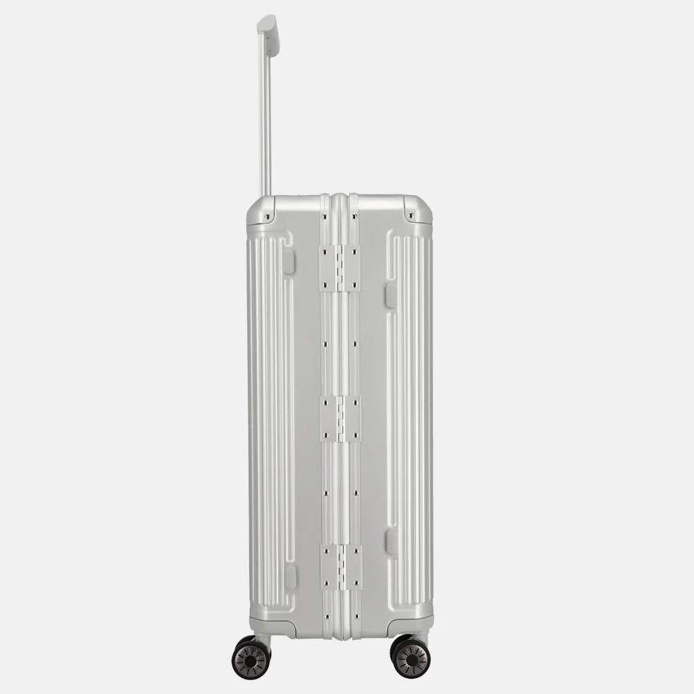 Travelite Next 2.0 reiskoffer 77 cm silver bij Duifhuizen