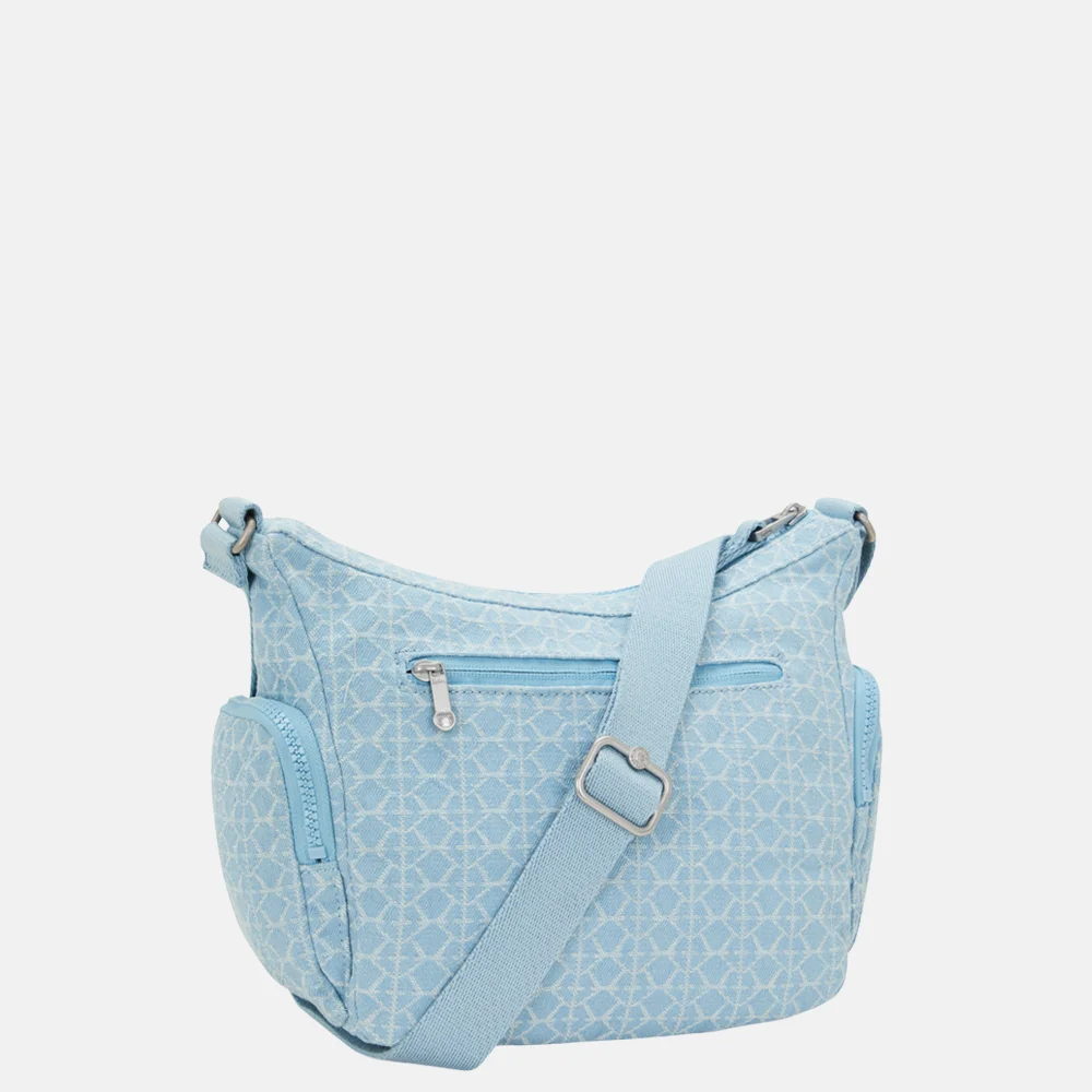 Kipling GABB schoudertas S light denim bij Duifhuizen