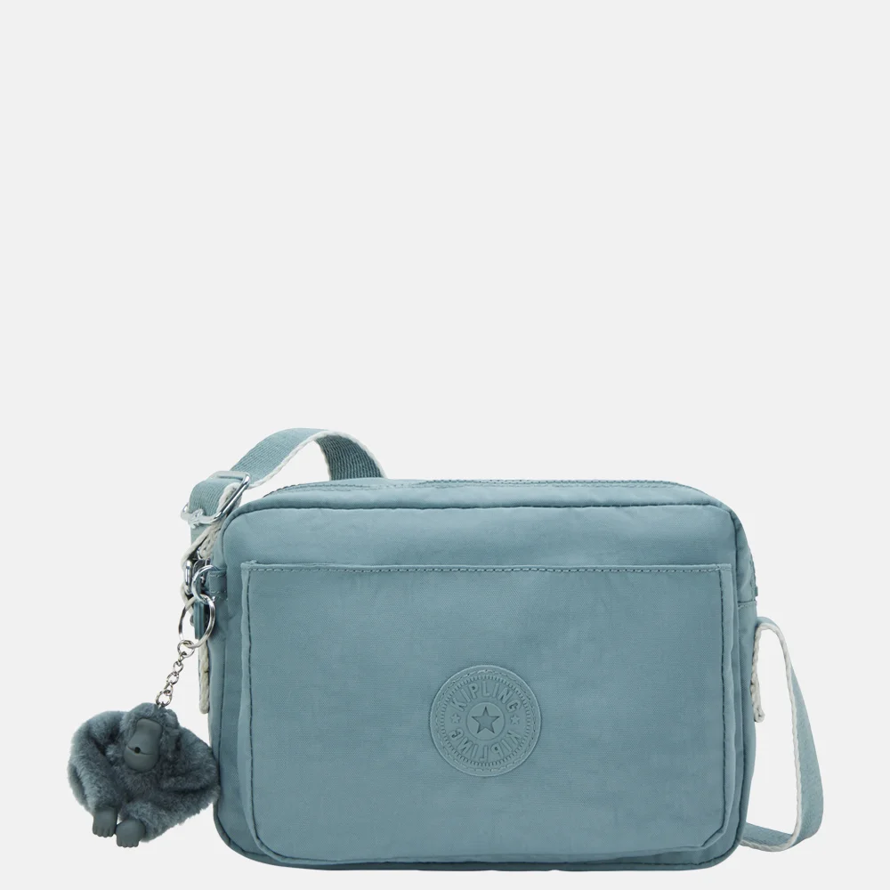 Kipling Abanu crossbody tas M relaxed grey bij Duifhuizen