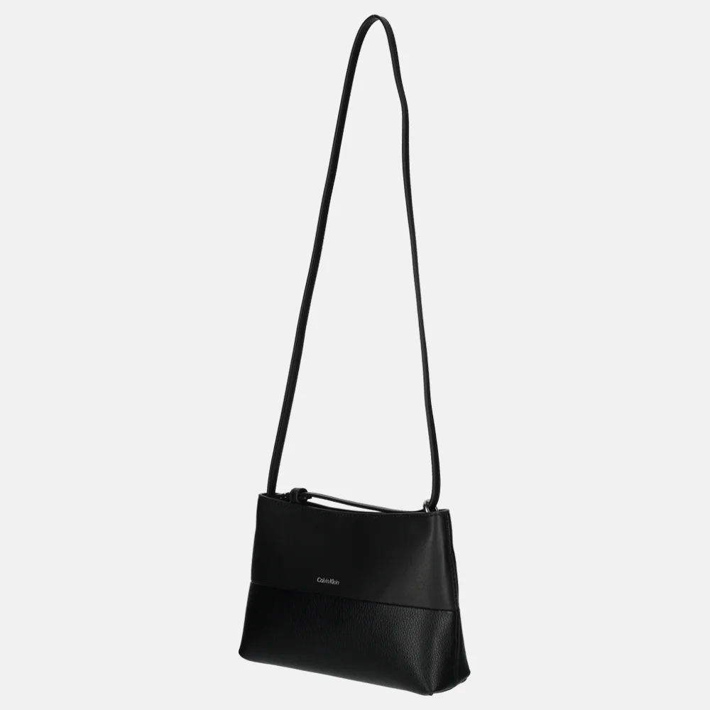 Calvin Klein Mixmedia bag schoudertas S black bij Duifhuizen