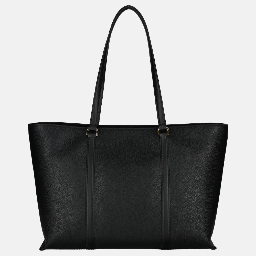 Michael Kors Temple shopper black bij Duifhuizen