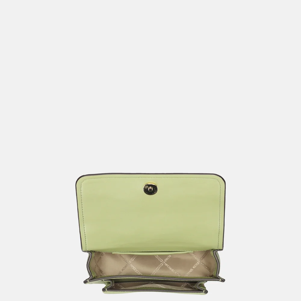 Michael Kors Claire crossbody S light sage bij Duifhuizen