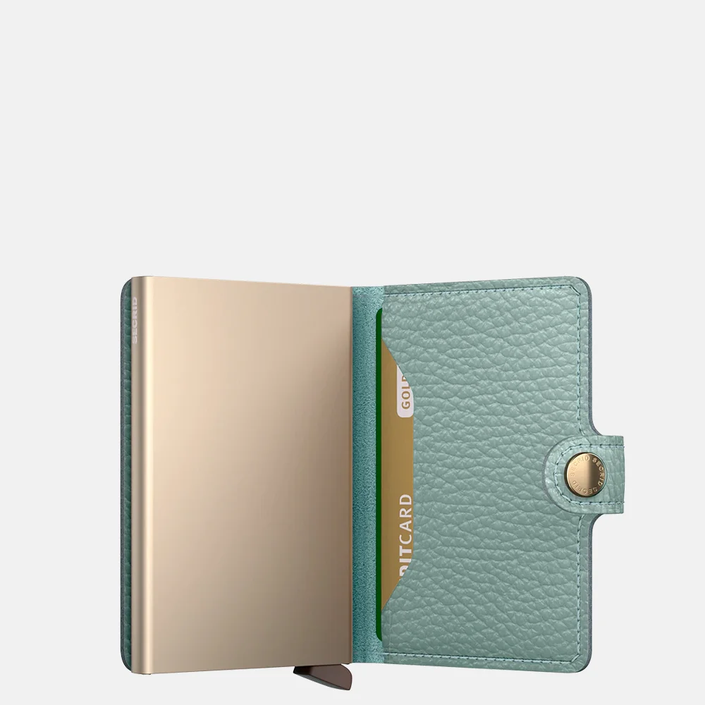 Secrid Miniwallet pasjeshouder pebble sea green bij Duifhuizen