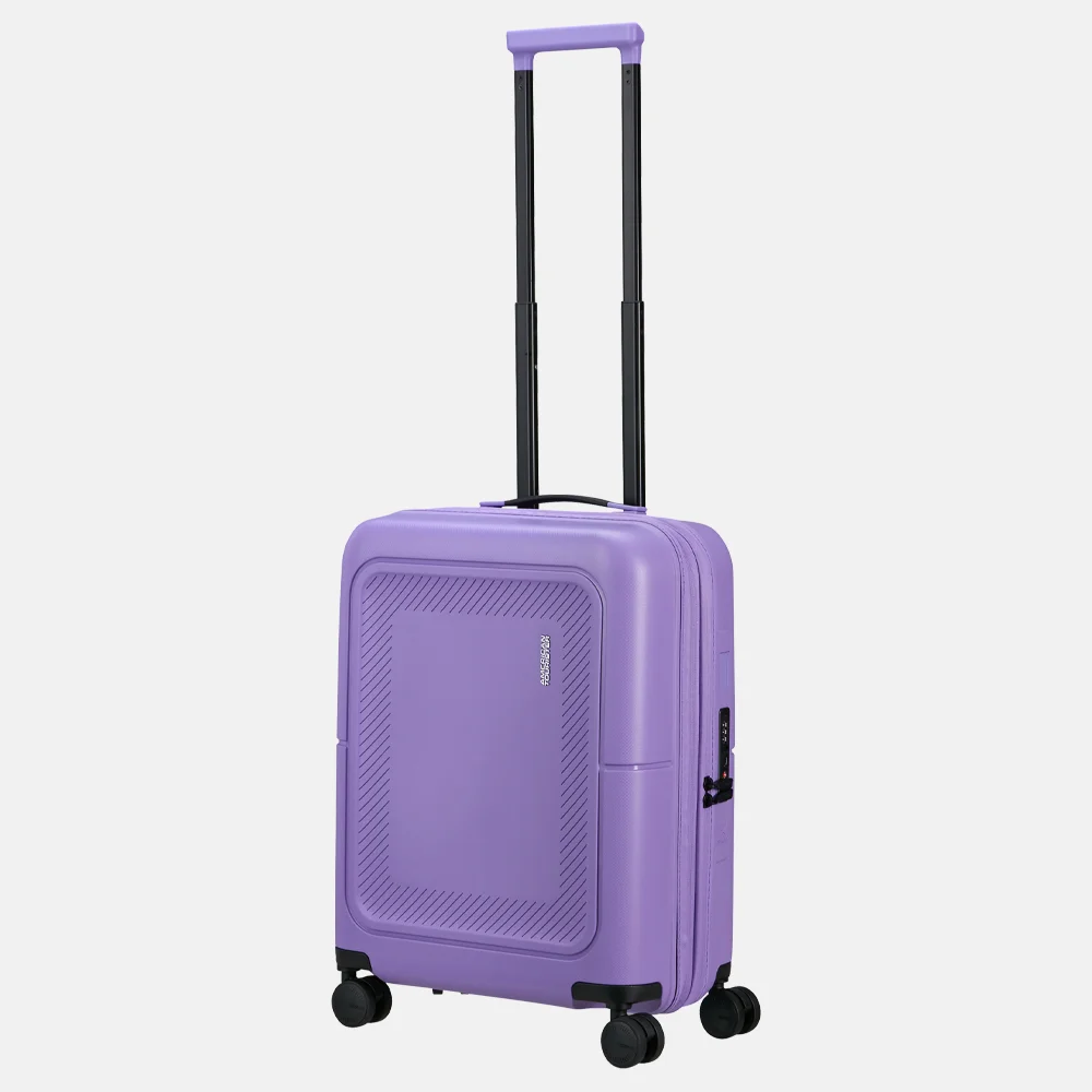 American Tourister Dashpop handbagage koffer 55 cm violet purple bij Duifhuizen