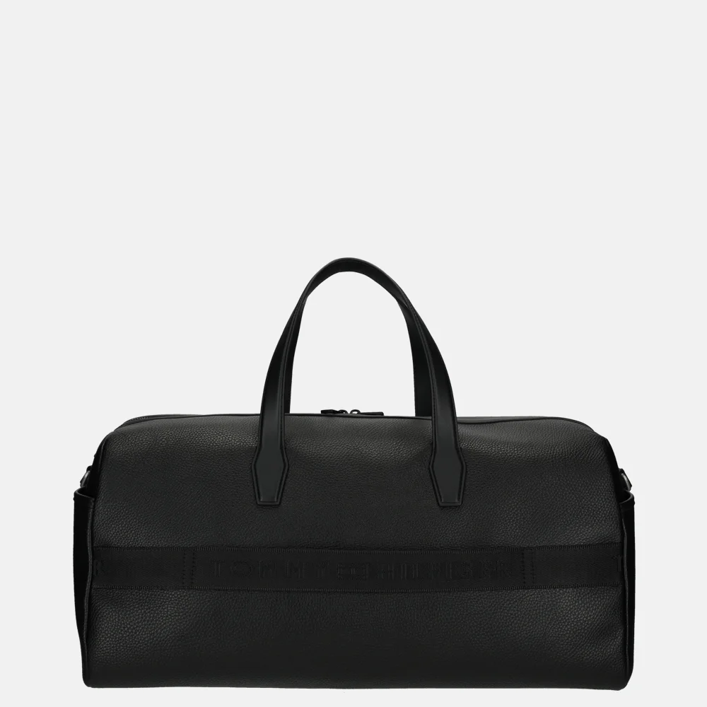 Tommy Hilfiger Corp duffle weekendtas black bij Duifhuizen