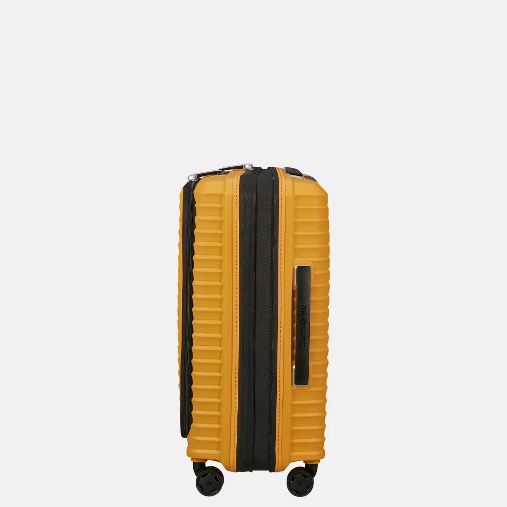 Samsonite Upscape Frontpocket handbagage koffer 55 cm yellow bij Duifhuizen