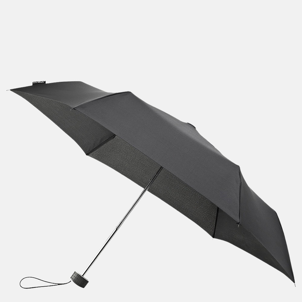 Impliva opvouwbare paraplu black Duifhuizen
