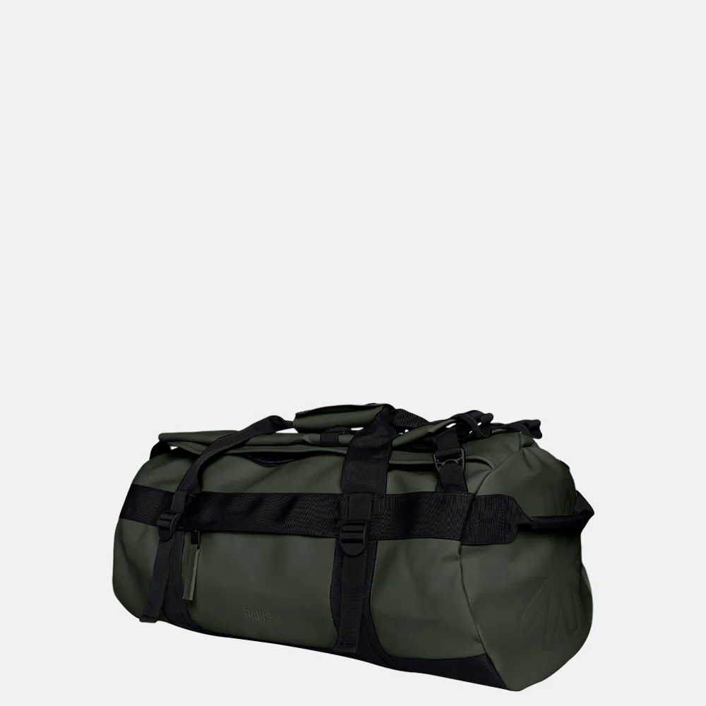 Rains Texel Duffel weekendtas small green  bij Duifhuizen