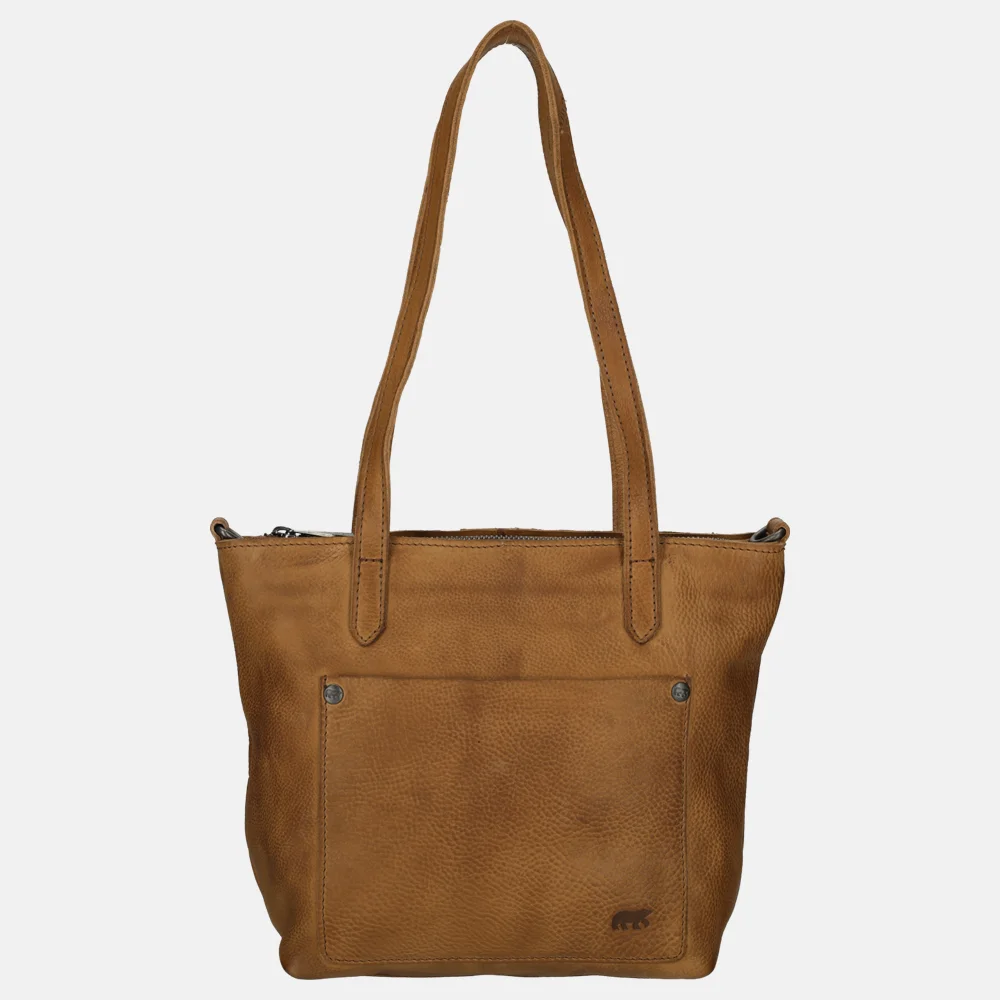 Bear Design shopper S cognac bij Duifhuizen