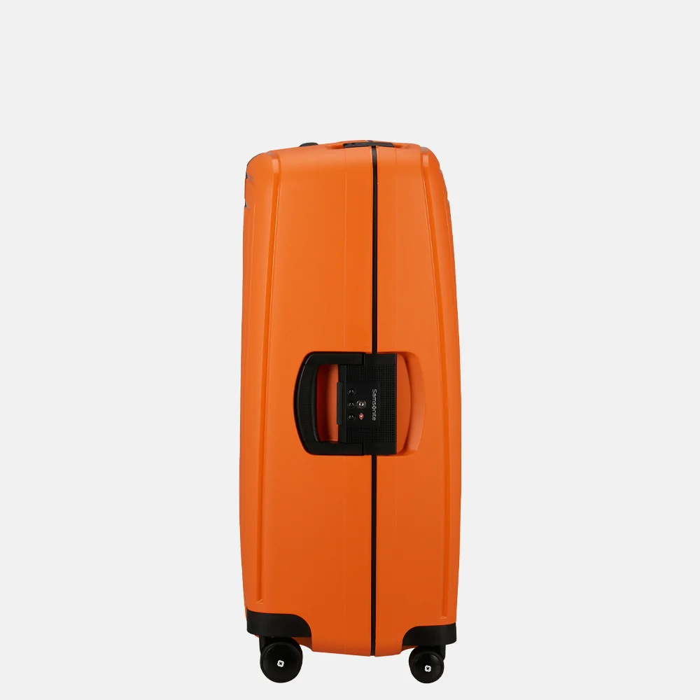 Samsonite S´Cure Spinner reiskoffer 75 cm apricot bij Duifhuizen