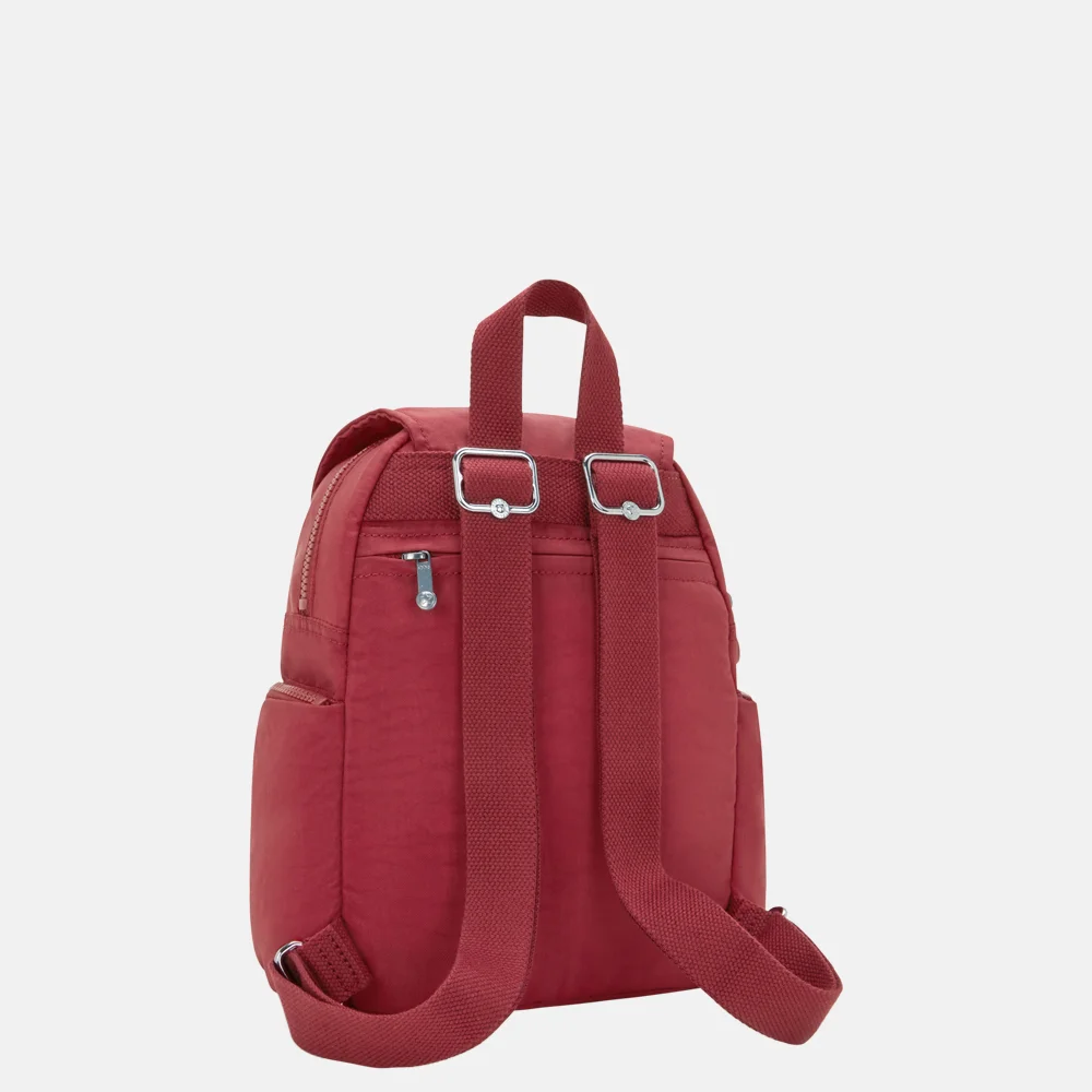 Kipling City Zip rugzak mini funky red bij Duifhuizen