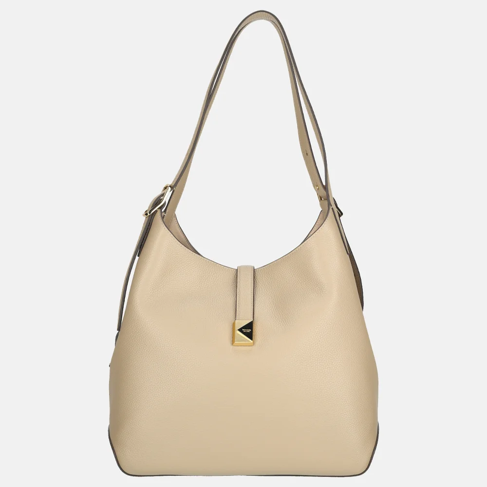 Kate Spade Deco buideltas L timeless taupe bij Duifhuizen