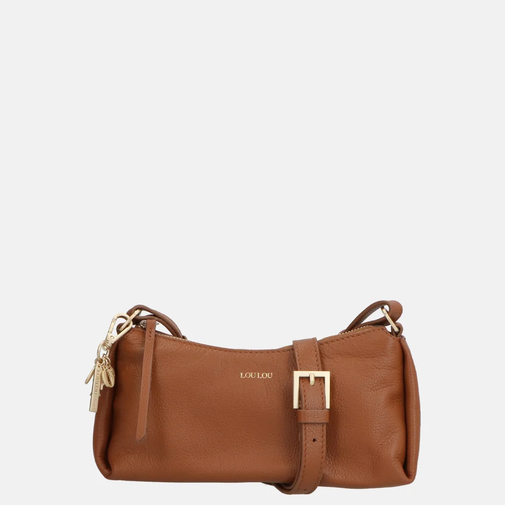 Loulou Essentiels Lisa schoudertas cognac