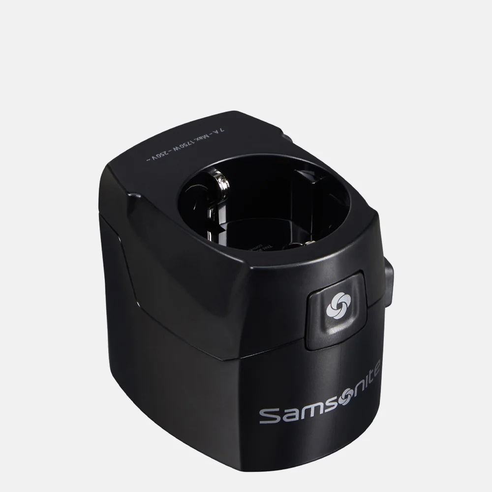 Samsonite World Adaptor Pro 3 + USB black bij Duifhuizen