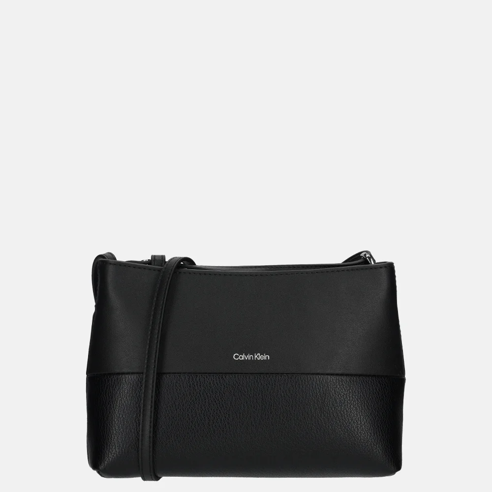 Calvin Klein Mixmedia bag schoudertas S black bij Duifhuizen