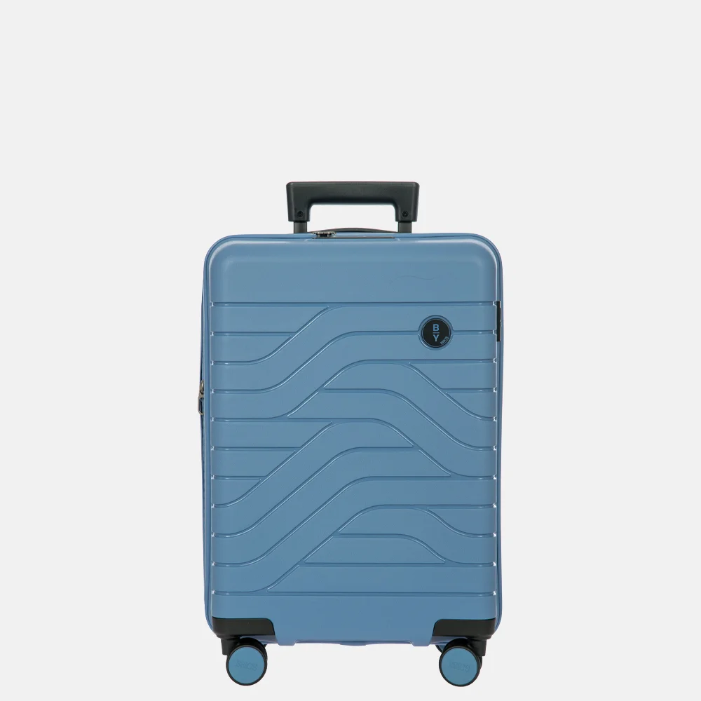 Bric's Ulisse Expandable handbagage koffer 55 cm grey blue bij Duifhuizen