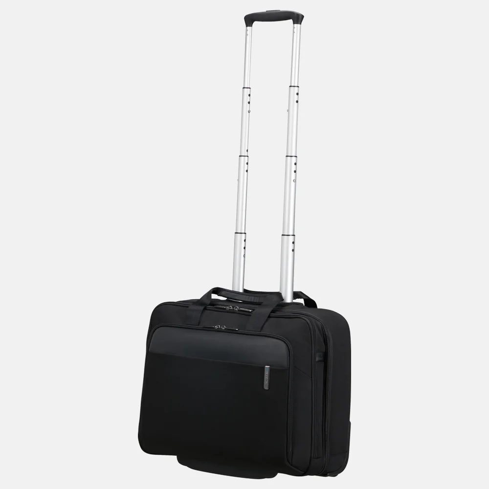 Samsonite Evosight business trolley 17 inch black bij Duifhuizen