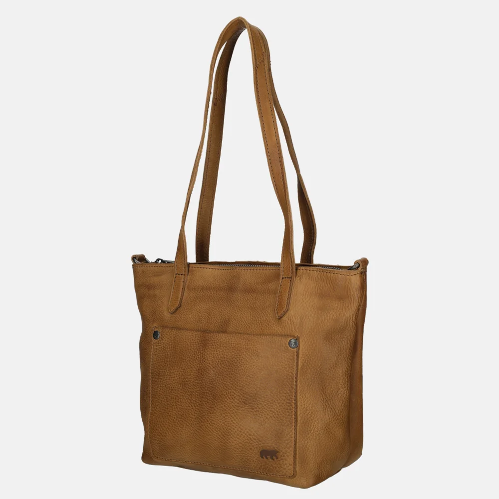 Bear Design shopper S cognac bij Duifhuizen