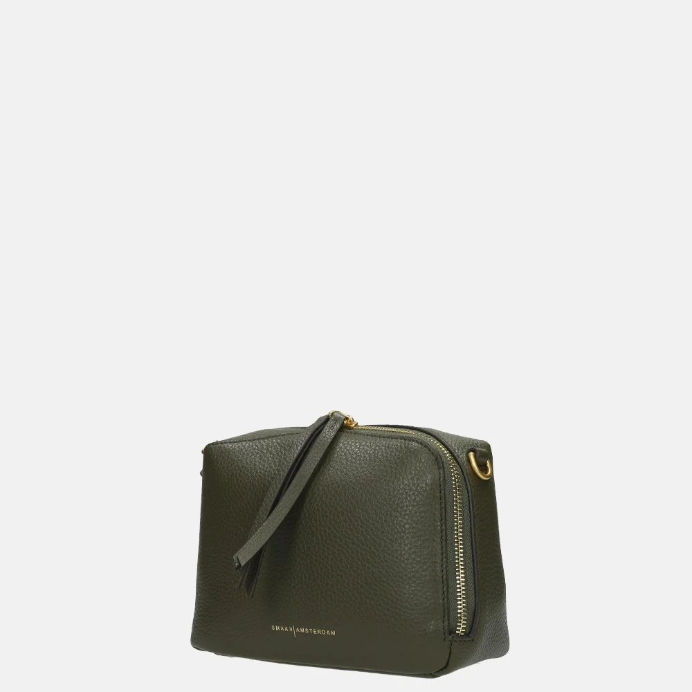 Smaak Amsterdam Blake crossbody tas army green bij Duifhuizen