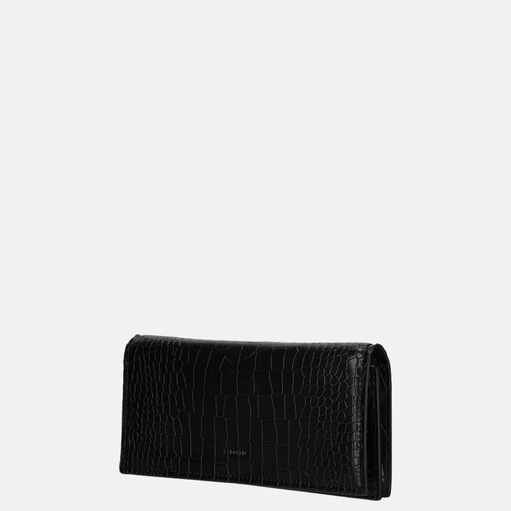 Calvin Klein Glow chain clutch black bij Duifhuizen