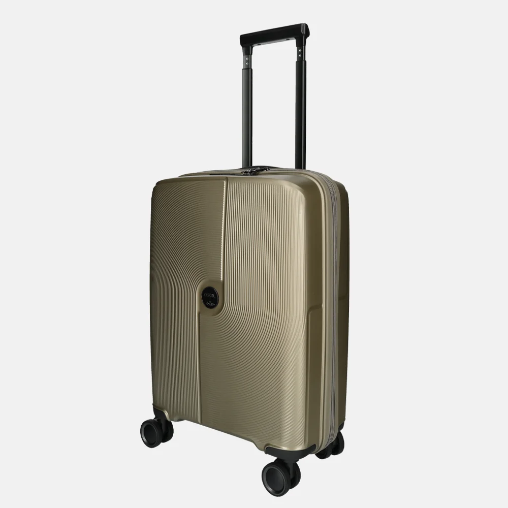 Jump Oskol handbagage koffer 55 cm expandable champagne bij Duifhuizen