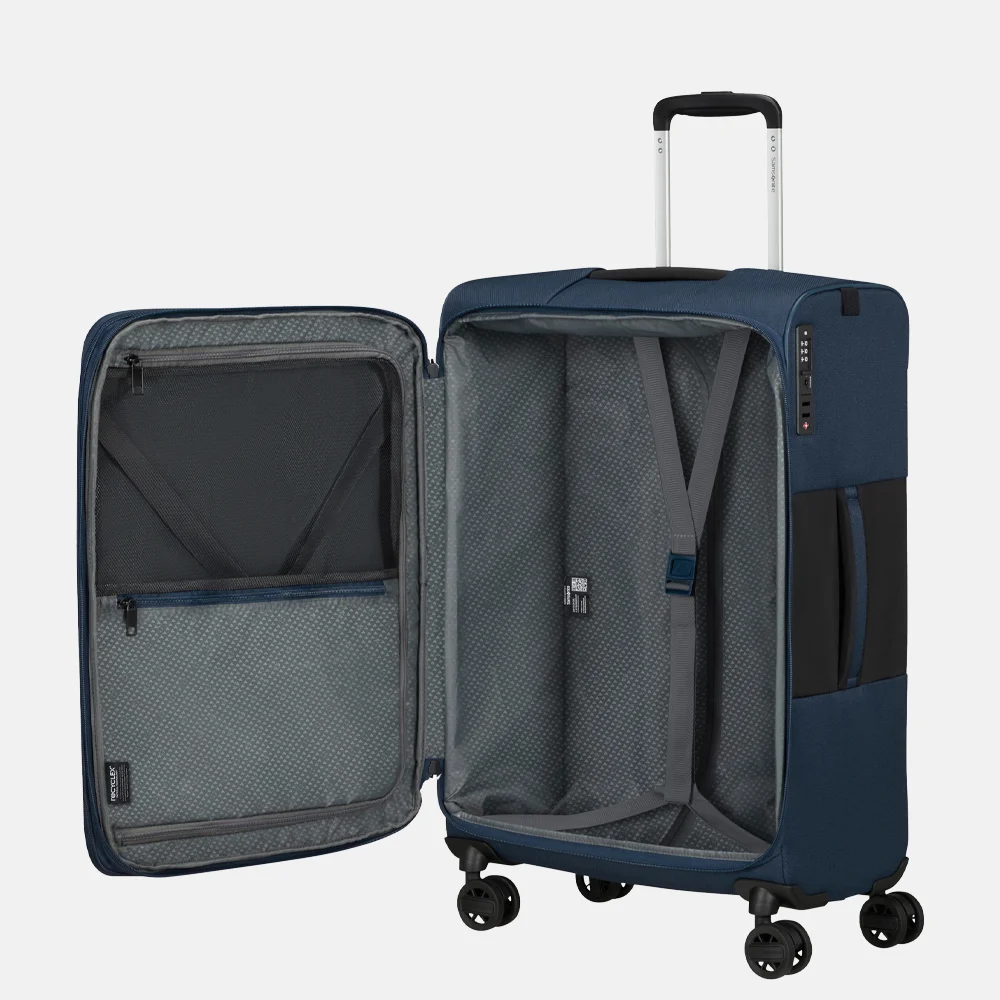 Samsonite Vaycay reiskoffer 66 cm navy blue bij Duifhuizen