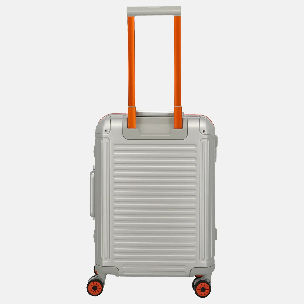 Travelite Next 2.0 handbagage koffer 55 cm Limited Edition silver-orange bij Duifhuizen