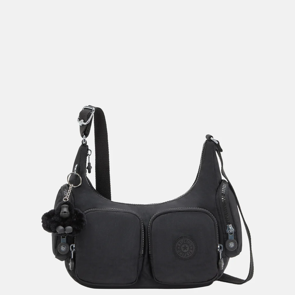 Kipling Rikka crossbody tas S black noir bij Duifhuizen