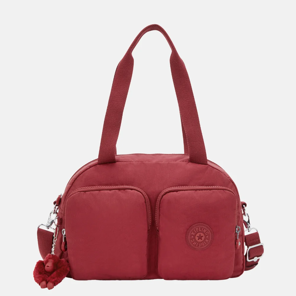 Kipling Cool Defea schoudertas funky red bij Duifhuizen