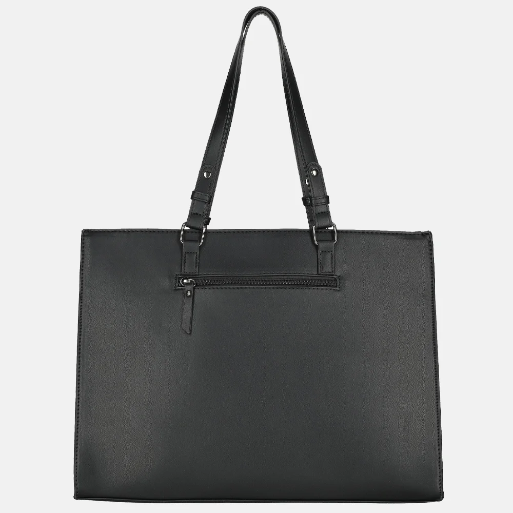 Enrico Benetti Evie shopper 15 inch zwart bij Duifhuizen