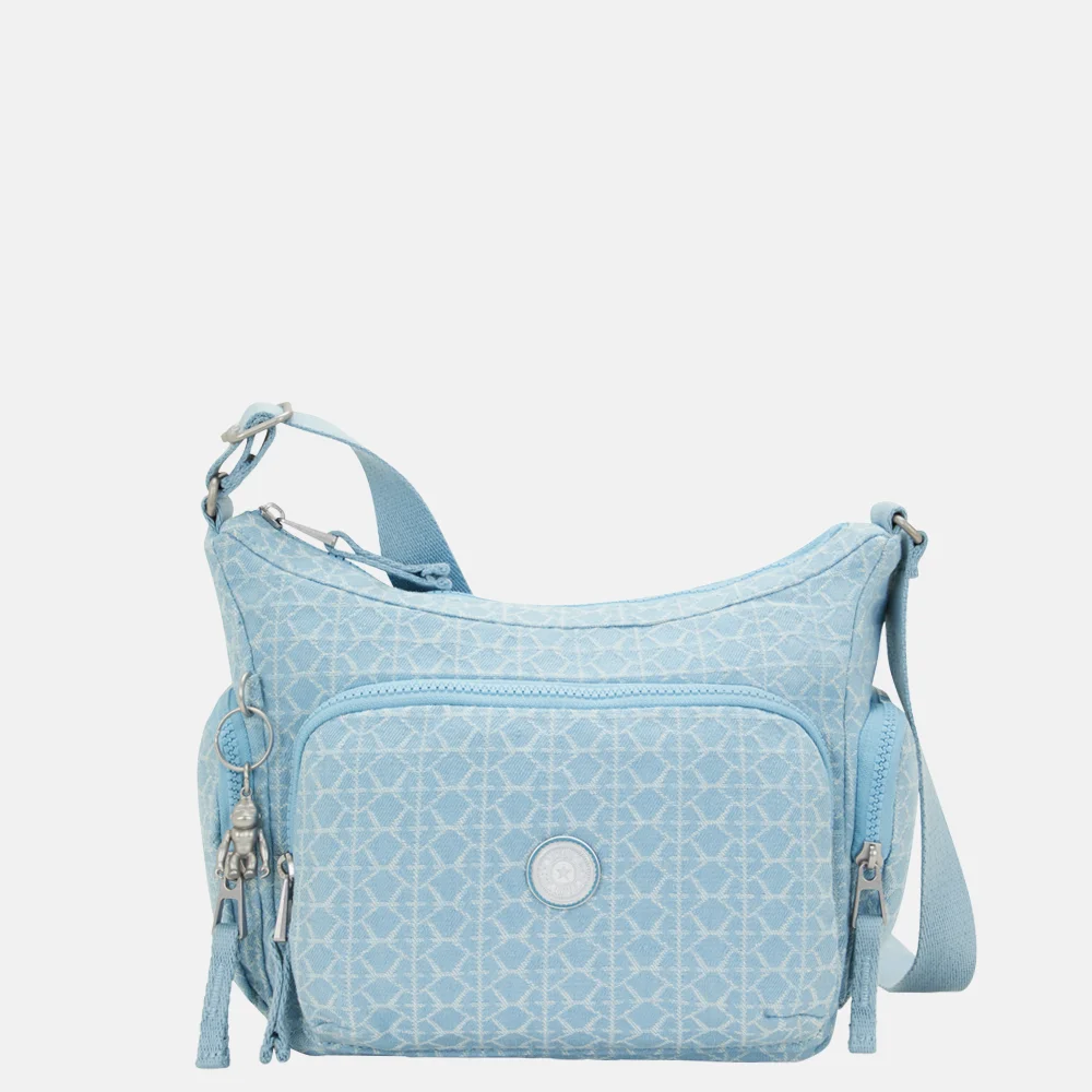 Kipling GABB schoudertas S light denim bij Duifhuizen