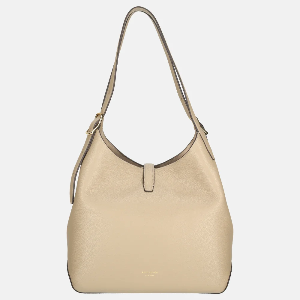 Kate Spade Deco buideltas L timeless taupe bij Duifhuizen